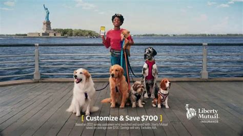 liberty mutual dog walker commercial|liberty mutual actress in commercial.